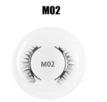 Magnetic No-Glue Three-Magnet False Eyelashes Reusable Natural Simulation Magnetic Eyelash Set Wholesale Cross-Border
