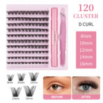 Cross-border DIY false eyelashes hot melt cluster single-cluster self-lash extension wholesale foreign trade segmented eyelashes Europe and America