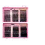 Pingdu Cross-Border Best-Selling DIY False Lashes Segmented Simulation Natural欧美Thick Curled Mixed Assorted Lash Book