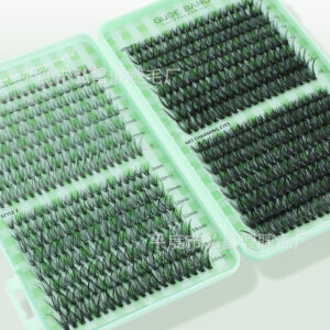 European and American cross-border best-selling false eyelash set 640 clusters hot melt flower lashes 20D30D40D50D large capacity 32 rows