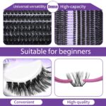 502pcs Cluster Lashes OEM ODM Custom Lash Wholesal