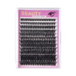 Cross-border DIY segmental cluster lashes, 3 styles, thick mixed pack, large capacity lash book, family set