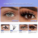 Amazon Best Seller Thick False Eyelashes Single Cluster Natural 30D/40D Hot Melt Flower Eyelashes DIY Segmented Lashes