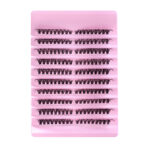 Amazon cross-border false eyelashes washboard 80D large capacity thick type European and American segmented false eyelashes Russian outside
