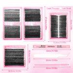 European and American hot-selling butterfly set, large capacity thick style 40D60D80D100D eyelash book tool set