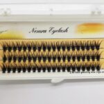 European and American machine-pressed 20D hot-melt cluster lashes for self-application, 30D fine stems non-scattering roots, curled 40D three-dimensional big-eye effect