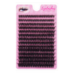 Hot-selling in Europe and America D-curve DIY single-cluster volume lashes large-capacity self-lash extension curly thick mixed-style false eyelashes wholesale