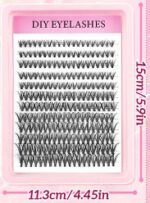 EU/US False Eyelashes Cross-border Amazon Large Capacity 30D 40D 50D Thick Natural Simulation DIY Segmented Lash Book