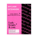 80D200D Fluffy Messy Segmented Doll Lashes 5D 3D Multi-Layer Extension 10-18mm Thick False Eyelashes Lash Book