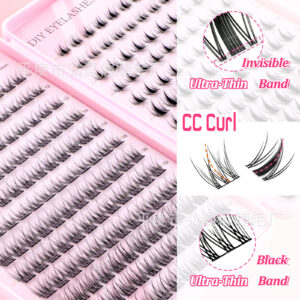 Cross-border best-selling false eyelash set 264 clusters lash book triple fishtail/autumn maple leaf single cluster false eyelashes lash book