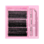 Russian false eyelashes segment lashes