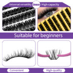 200pcs DIY Lash Clusters OEM ODM Custom Eyelash Supplier