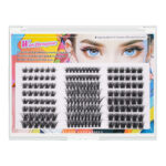 24 Rows Cross-border Hot-selling DIY Cluster Lashes False Eyelashes Mixed Assortment Set for Export