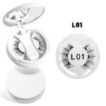 Pingdu Factory Three-Magnet Soft Magnetic False Eyelashes Little Devil Magnetic Eyelashes All-in-One Box Glue-Free Natural Thick