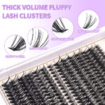DIY lashes Eyelash Extension Kit, European and American cross-border eyelash false eyelashes, thick 30D/40D, large capacity 280