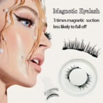 Magnetic False Eyelashes Integrated Case Glue-Free Magnetic Lashes Natural Thick Reusable Factory Wholesale