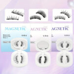 Magnetic False Eyelashes Integrated Case Glue-Free Magnetic Lashes Natural Thick Reusable Factory Wholesale