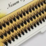 European and American machine-pressed 20D hot-melt cluster lashes for self-application, 30D fine stems non-scattering roots, curled 40D three-dimensional big-eye effect