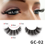 Overseas trade cross-border dense curly seven pairs pink blister box, fiber false eyelashes, wholesale European and American eyelashes long