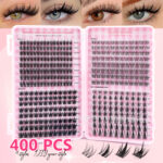 European and American cross-border best-selling eyelash book set, Maichun Yuqiu Fairy false eyelashes, single cluster flower lashes