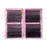 Cross-border bestseller 1000 clusters large capacity eyelash book DIY single cluster flower lashes natural thick D curl segmented false eyelashes