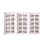 New Triple-Fold Large-Capacity Natural Look Lash Book, Glue-Free False Lashes, Single-Cluster Segmented Self-Adhesive Lazy Person False Lashes
