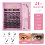 Amazon Hot Selling DIY Cross-border False Eyelashes Temu Shein Amazon European and American False Eyelashes Foreign Trade Wholesale