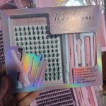 Cross-border new product customized false eyelash tool kit multiple styles personalized thick curly eyelash charm electric eyes