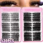 European and American cross-border best-selling false eyelash set 30D-100D large capacity mixed DIY eyelash book source factory