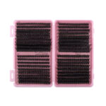 跨境假睫毛大容量睫毛书D翘单簇朵毛DIY Lash Extension睫毛套装