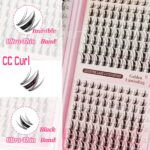 European and American cross-border bestseller, Amazon large-capacity cluster autumn maple leaf lash book, single cluster false eyelashes 8-16mm false eyelashes