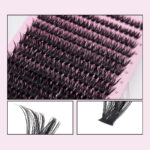 Hot-selling in Europe and America D-curve DIY single-cluster volume lashes large-capacity self-lash extension curly thick mixed-style false eyelashes wholesale