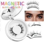 Magnetic False Eyelashes Integrated Case Glue-Free Magnetic Lashes Natural Thick Reusable Factory Wholesale