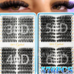 European and American cross-border best-selling false eyelash set 30D-100D large capacity mixed DIY eyelash book source factory