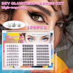Export style Japanese and Korean DIY 24-row eyelash cross-border set DIY Cluster Lashes mixed style false eyelashes