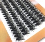 Cross-border hot-selling factory direct 5-row hot-melt cluster lashes 10P 20P 30P 40P eyelash extensions single cluster lashes for upper eyelid