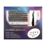 DIY Sectional False Lashes 12 Rows Large Capacity Set False Lashes 30D40D Combination Hot Melt Lash Set
