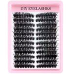 Wholesale Fluffy Segmented Eyelash Extension Kit DIY Set for Cross-border EU/US 60D 80D False Lashes