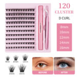 Cross-border DIY false eyelashes hot melt cluster single-cluster self-lash extension wholesale foreign trade segmented eyelashes Europe and America