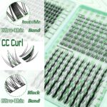 European and American cross-border best-selling false eyelash set, wheat ear pure wild autumn maple leaf triple fishtail 400 cluster eyelash book