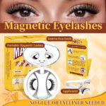 Cross-border best-selling magnetic eyelash portable all-in-one box ultra-natural false eyelashes magnetic natural eyelash curler thick and lush lashes