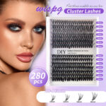 DIY Sectional False Lashes 14 Rows Large Capacity Set False Lashes 30D40D Combination Hot Melt Lash Set