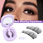 New cross-border fox-style magnetic eyelashes, natural born-feel soft magnetic lashes, integrated box, reusable