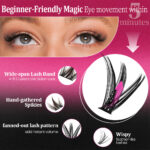 Amazon bestseller Asian new large-capacity lash book DIY segmented hot-melt cluster lashes Amazon false lash set