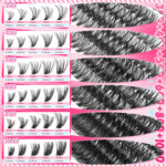 European and American best-selling eyelash book 30D-100D thick European and American large-capacity mixed eyelashes hot-selling Amazon eyelash book