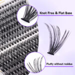 Wanzhengmao 3040p Cross-border Large Capacity Amazon European and American Style Single Cluster Photogenic Purple Set False Eyelashes
