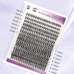 European and American cross-border dense large-volume 280 clusters D-curve DIY eyelashes segmented single-cluster lash extension wholesale