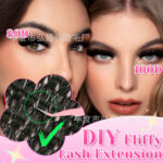Cross-border bestseller 80D/100D mixed 32-row lash book false eyelashes factory stable supply cluster lashes