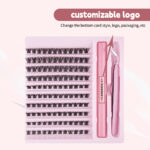 Cross-border DIY false eyelashes hot melt cluster single-cluster self-lash extension wholesale foreign trade segmented eyelashes Europe and America