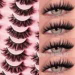 European and American cross-border bestseller, large capacity, paired lashes, European and American style false eyelashes, 30 pairs per pack, thick, natural, curled, from the source factory.